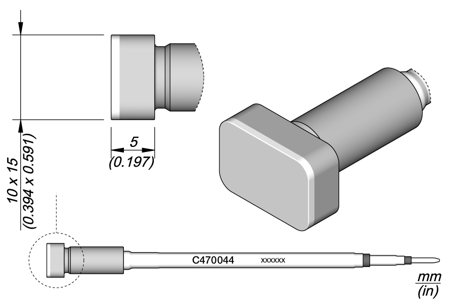 C470044 - RF Shield Removal Cartridge 10 x 15